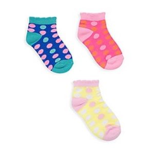 Little Girl's Thee-Pack Polka Dot Ankle Socks
Isaac Mizrahi Loves Crayola 6-8